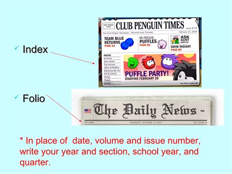 Layouting Your School Paper .